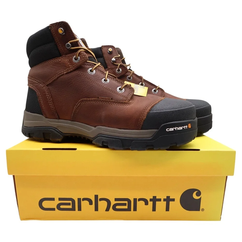 Carhartt Work Boots Mens 10.5 M Ground Force Waterproof Composite Toe CME6355